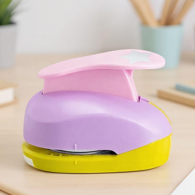 Star Shape Paper Punch For Envelopes Crafts Labels Portable Multifunctional Handheld Puncher - Image 4