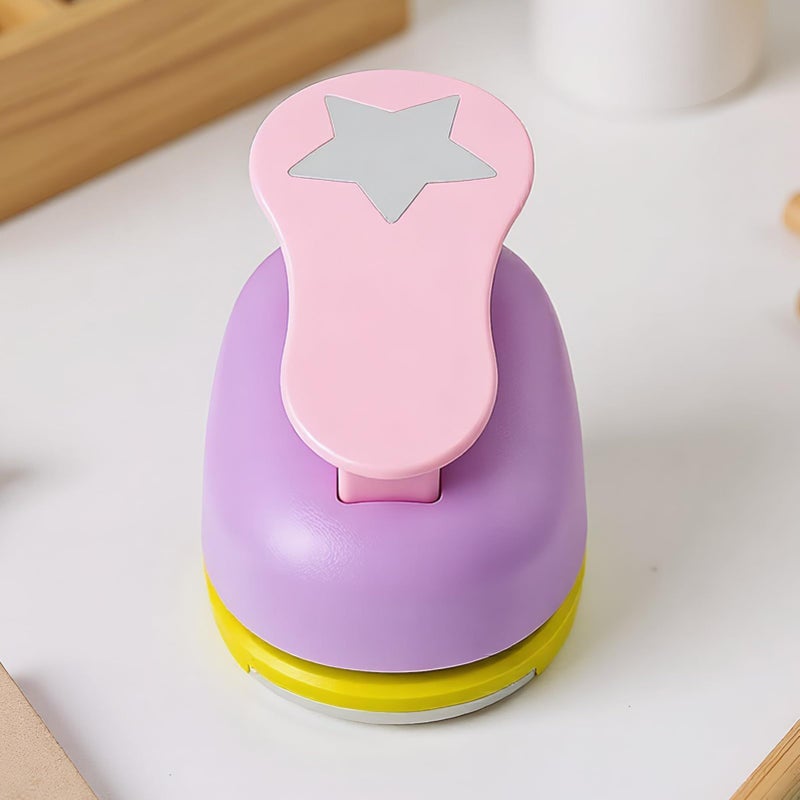 Star Shape Paper Punch For Envelopes Crafts Labels Portable Multifunctional Handheld Puncher - Image 3