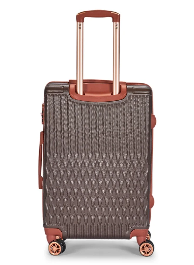 LIMRA Luggage set 5 pieces travel Bags with a distinctive design from limra Brown