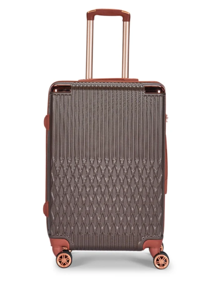 LIMRA Luggage set 5 pieces travel Bags with a distinctive design from limra Brown