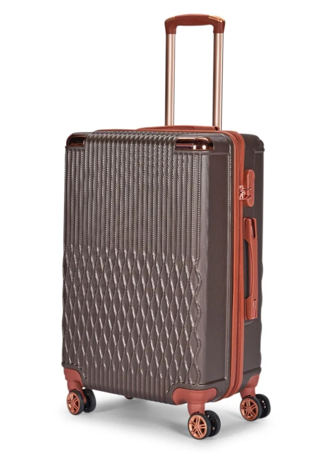 LIMRA Luggage set 5 pieces travel Bags with a distinctive design from limra Brown