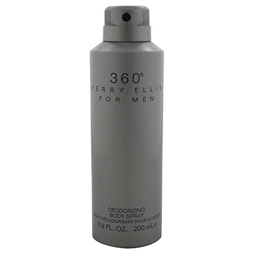 Perry Ellis 360 Deodorizing Body Spray For Men, 6.8 Ounce - Image 1