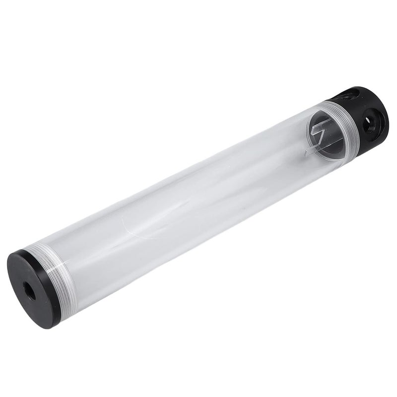 Water Cooling Reservoir 300mm Length, PC Water Cooling Kit with G1/4 Thread Open Design, 50mm Diameter Acrylic Tube for Custom Liquid Cooling Loop - Image 2
