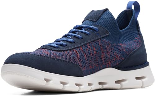 Clarks Men's Nature X Go Sneaker, Navy Combi, 9.5 - Image 4