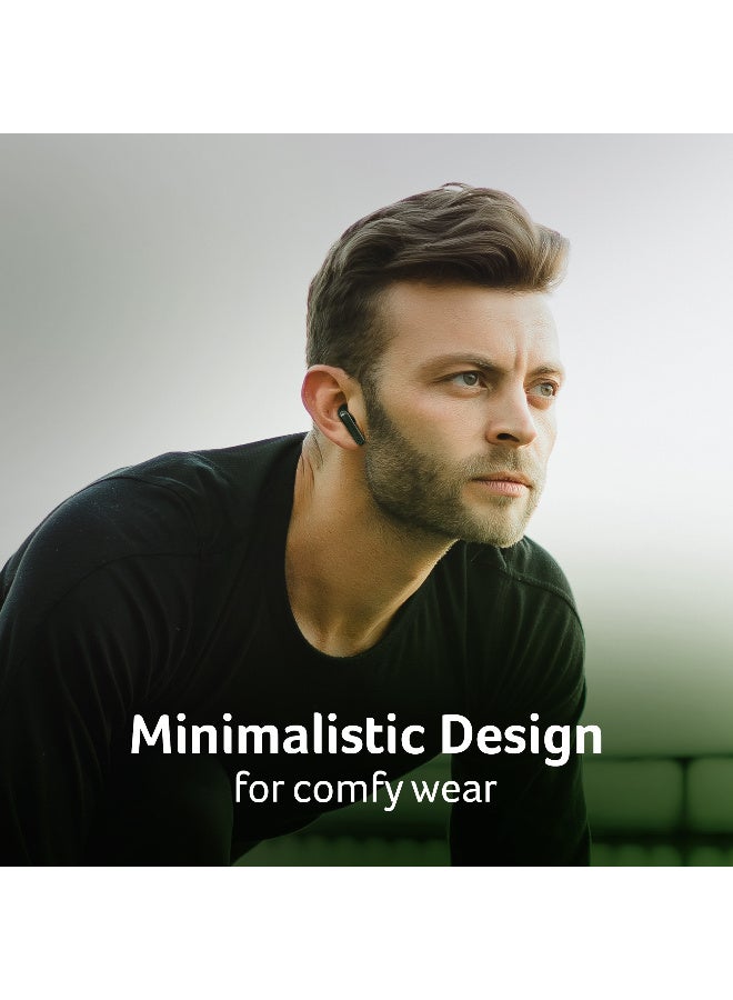 Acer True Wireless Earbuds with  ENC Clear Calls, 10mm Dynamic Drivers, & Type-C Fast Charging - Black black - Image 3