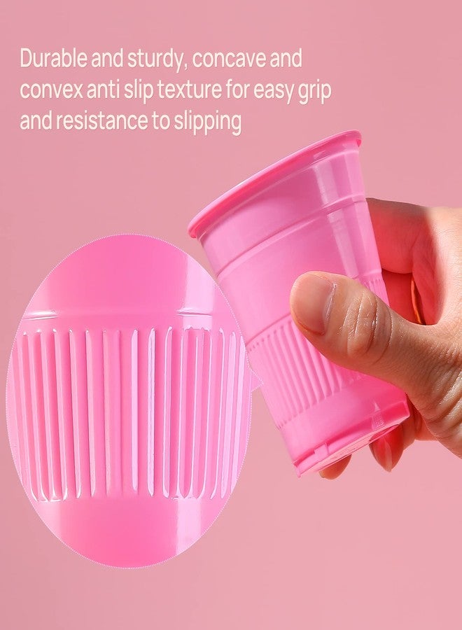 چاي ام يو أكواب أسنان JMU، 1000 كوب، أكواب غسول فم للاستخدام مرة واحدة، سعة 5 أونصات، لون وردي - Image 4