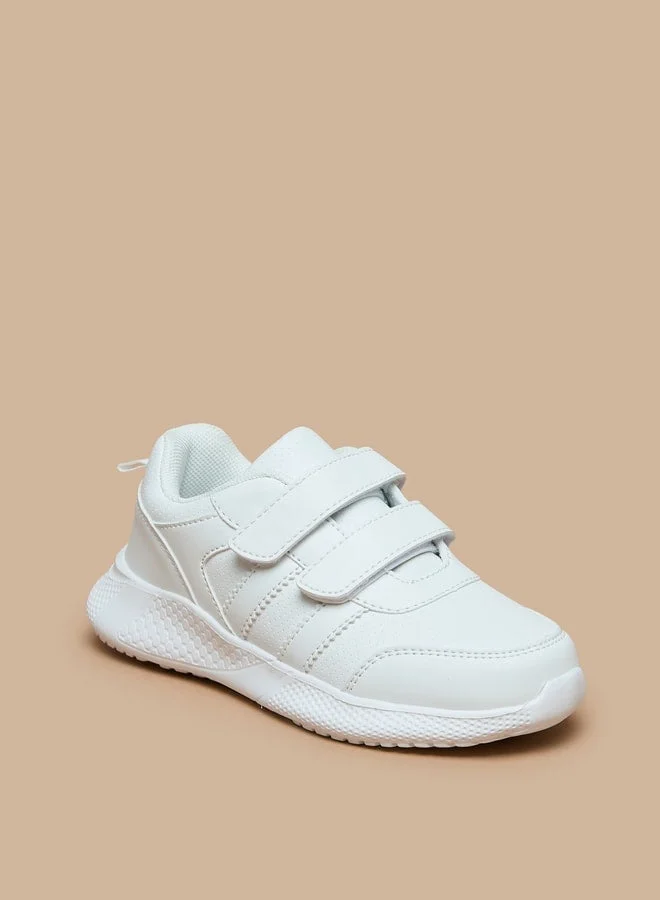 LBL By Shoexpress Solid School Shoes With Hook And Loop Closure