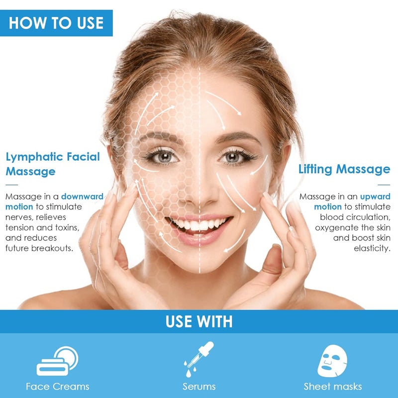 poleview Poleview Facial Ice Globe Smart Cool Face Roller Ball Facial Massage Tools for for Neck Eye Circle Reduce Puffiness Anti Ageing Wriknles Soothing Firming Skin 2Pcs  - Image 5