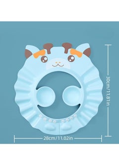 Halamine Baby Shower Cap Adjustable Silicone Shampoo Bath Cap Visor Cap Protect Eye Ear for Infants Toddlers Kids Children  - Image 4