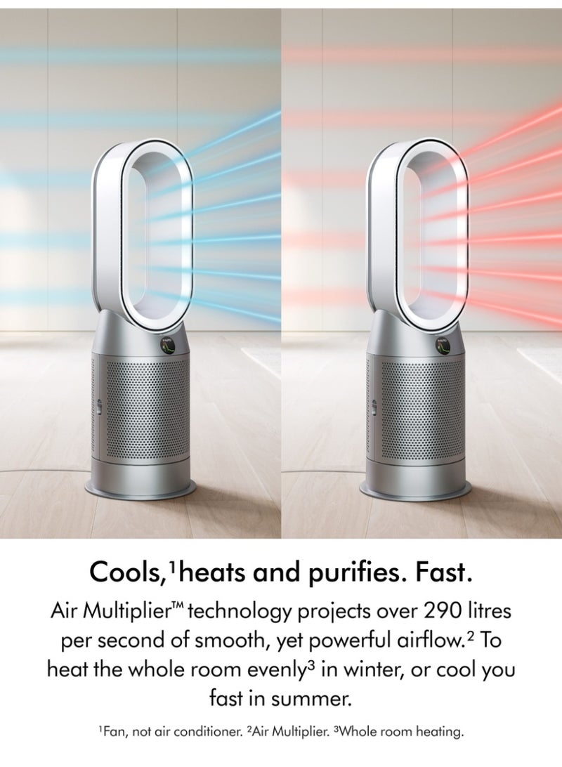 Dyson Purifier Hot+Cool™ HP1 | HP11 purifying fan heater | 544838-01 | 2 Years Dyson Warranty 544838-01 Silver / White - Image 3