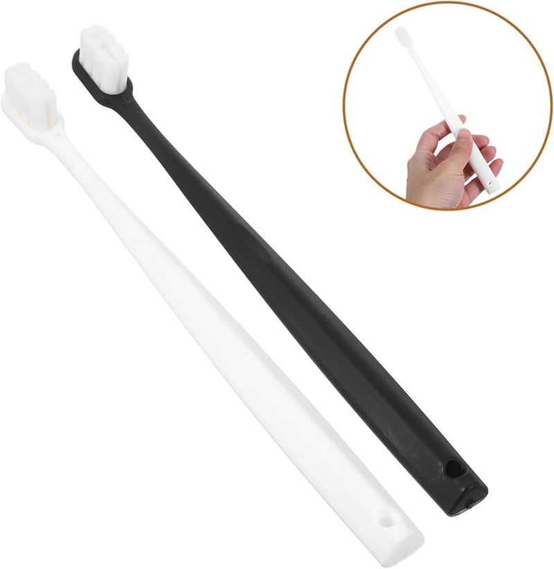 5 حزمة فرشاة أسنان ذات شعيرات ناعمة للثة تنظيف لطيف فرش سفر مدمجة - Image 5