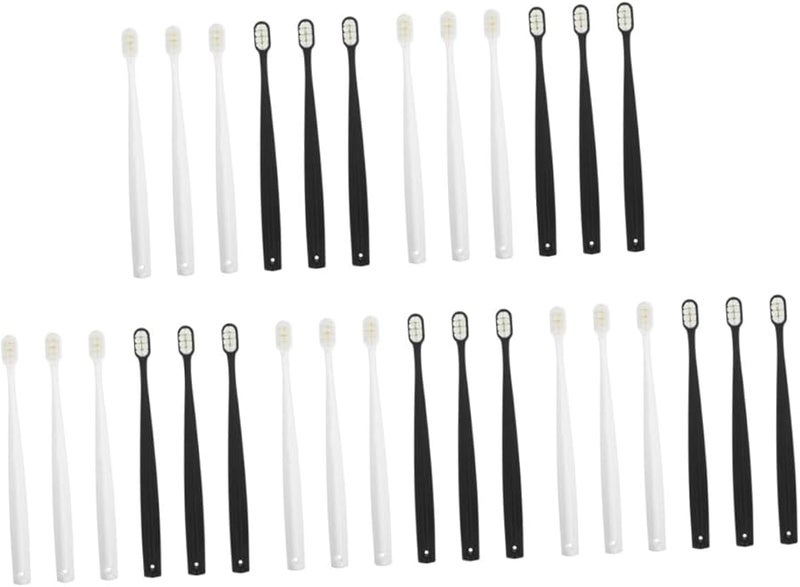 5 حزمة فرشاة أسنان ذات شعيرات ناعمة للثة تنظيف لطيف فرش سفر مدمجة - Image 1