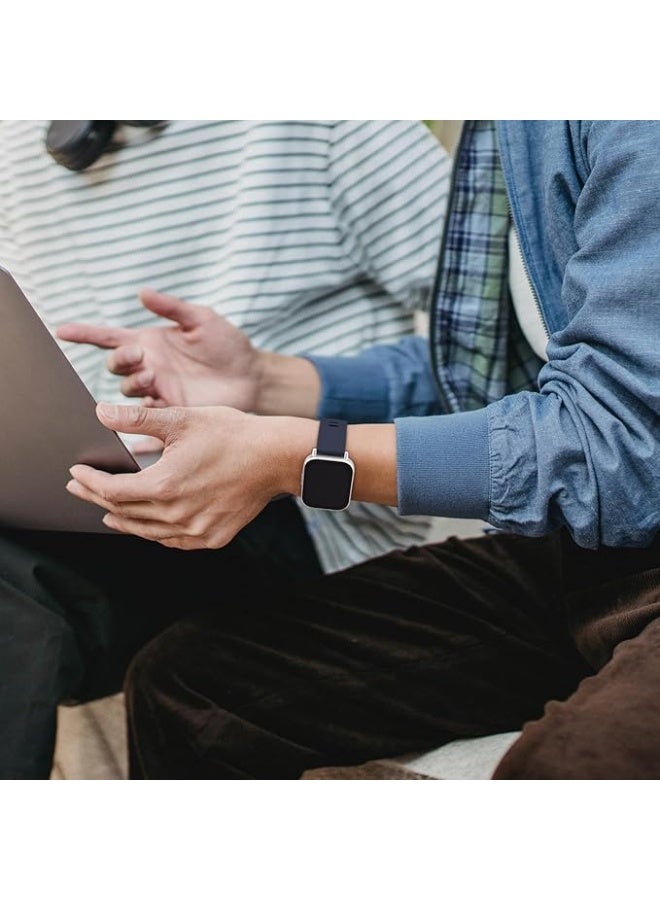 Strap For Xiaomi Redmi Watch 5 Active/Redmi Watch 5 Lite Bands for Women Men, 22mm Adjustable Quick Release Silicone Replacement Watch Band Straps Wristbands Bracelet - Image 5