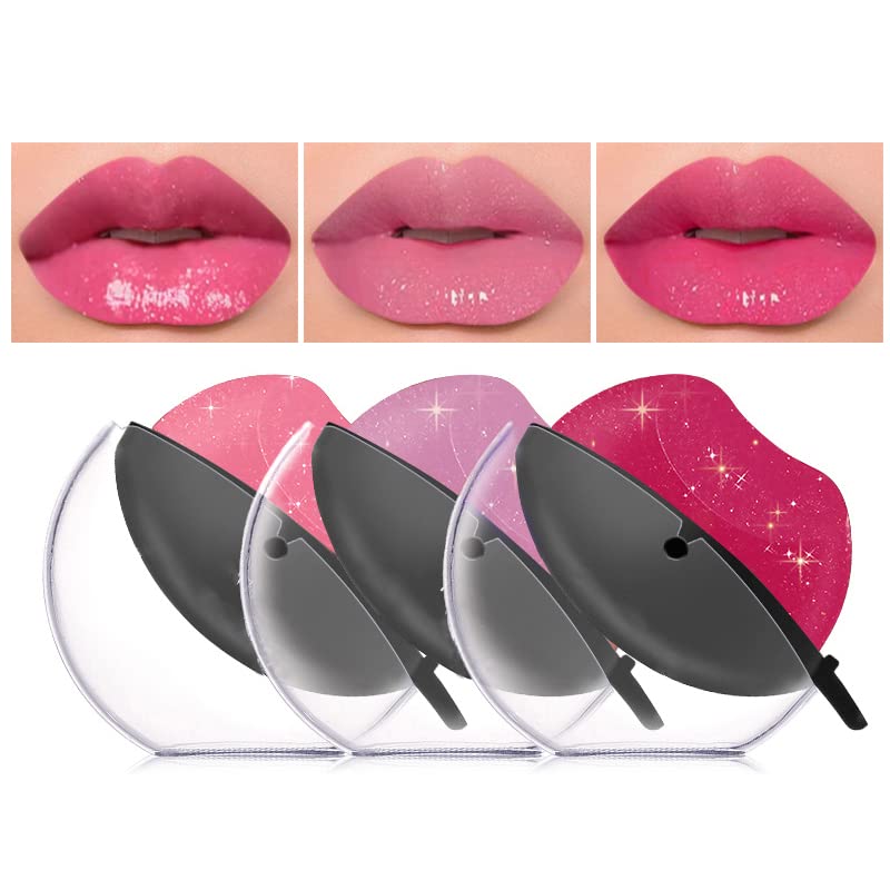 DAGEDA 3 Colors Lazy Lipstick, Pearl Magic Color Changing Labiales Magicos Long Lasting Waterproof Moisturizing Non-Stick Cup Not Fade Lip Shape Lipstick for Lazy People(Color D) - Image 1