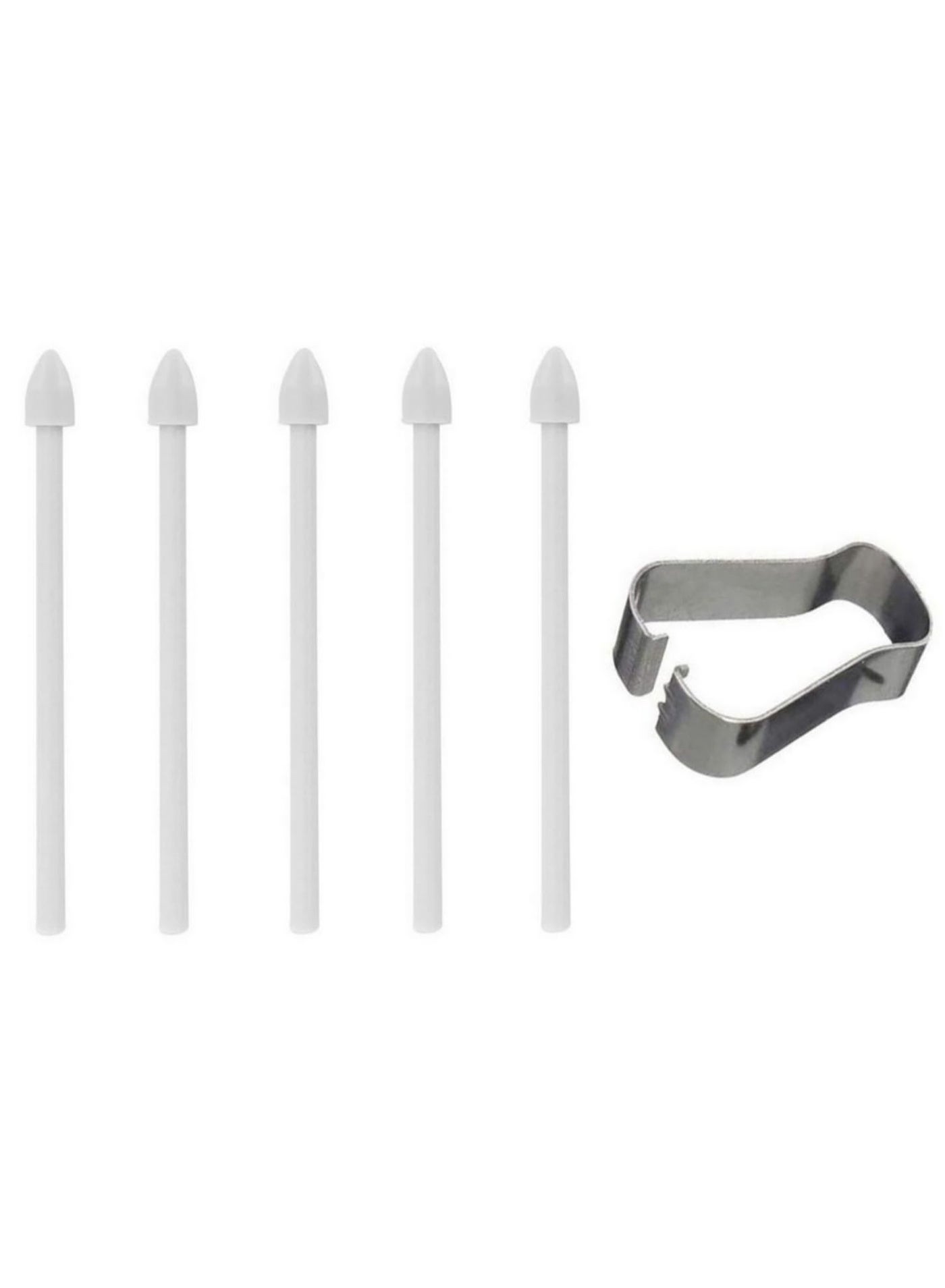 5Pcs Set Spen Stylus Refill Replacement Stylus Touch Pen Tip Substitute Nib For Samsung Galaxy Note 20 Note 10 Tab S6 Tab S7 Plus Ultra White Tips