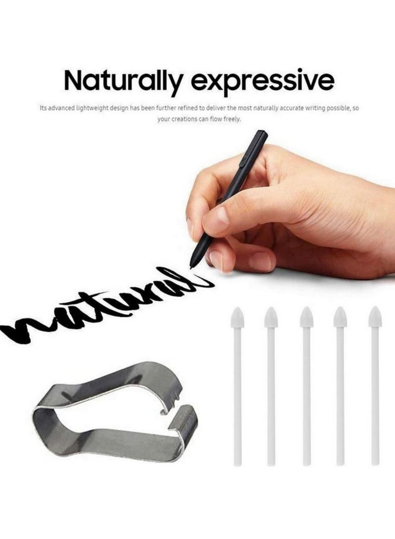 5Pcs Set Spen Stylus Refill Replacement Stylus Touch Pen Tip Substitute Nib For Samsung Galaxy Note 20 Note 10 Tab S6 Tab S7 Plus Ultra White Tips - Image 5