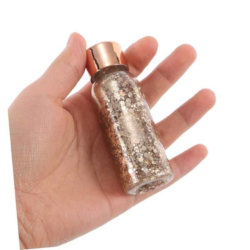 Healeved 3pcs Glitter Gel Eyeshadow Holographic Shimmer for Festival Party Daily Makeup Vibrant Colors Travel Friendly Formula - Image 4