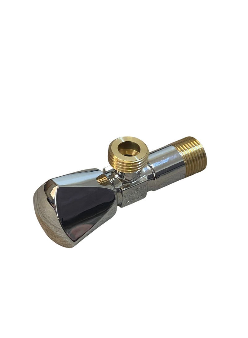 صمام زاوية فضي - Image 1