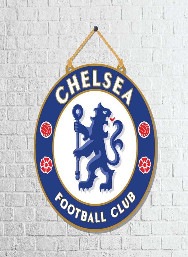Bhai Please Chelsea Wooden Wall Decor | Hanging | Wall Art | Wooden Hanger For Living Room | Bedroom | Office - For Home Decor, Gift (Chelsea), 6 Inch - Image 4