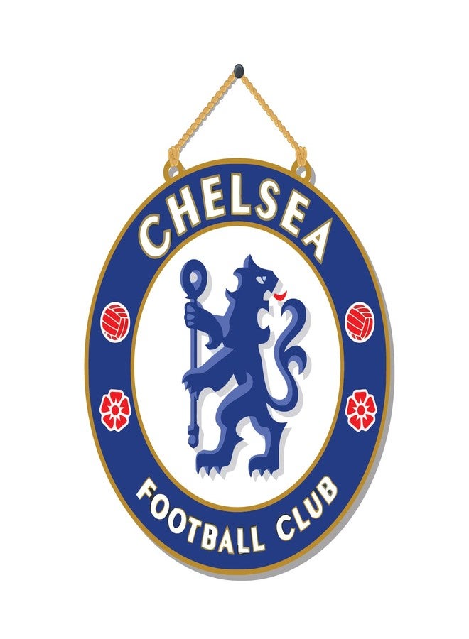 Bhai Please Chelsea Wooden Wall Decor | Hanging | Wall Art | Wooden Hanger For Living Room | Bedroom | Office - For Home Decor, Gift (Chelsea), 6 Inch - Image 1