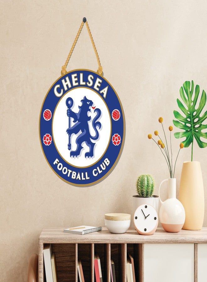 Bhai Please Chelsea Wooden Wall Decor | Hanging | Wall Art | Wooden Hanger For Living Room | Bedroom | Office - For Home Decor, Gift (Chelsea), 6 Inch - Image 2