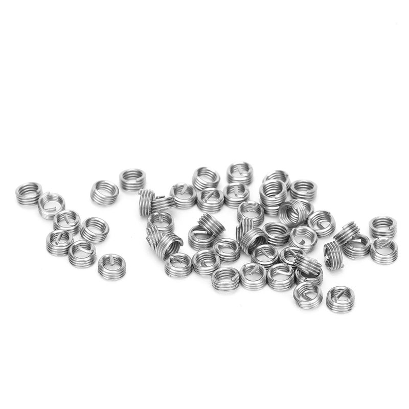 50Pcs Wire Thread Insert M3.5 x 0.6 Threaded Protection Socket Screw Bushing Repair Nut1D - Image 4