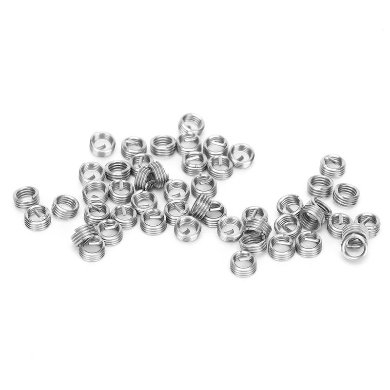 50Pcs Wire Thread Insert M3.5 x 0.6 Threaded Protection Socket Screw Bushing Repair Nut1D - Image 2