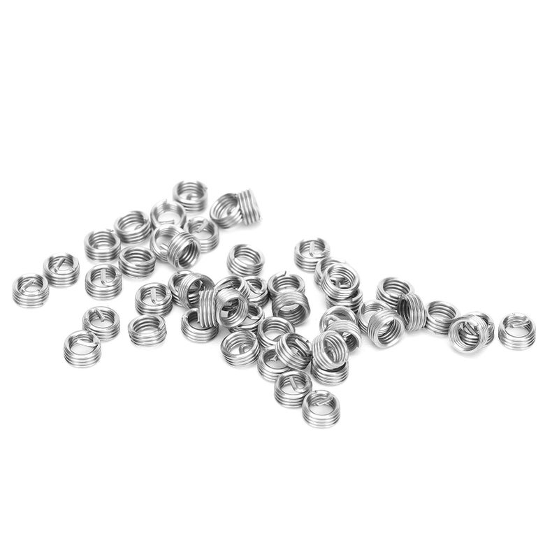 50Pcs Wire Thread Insert M3.5 x 0.6 Threaded Protection Socket Screw Bushing Repair Nut1D - Image 5