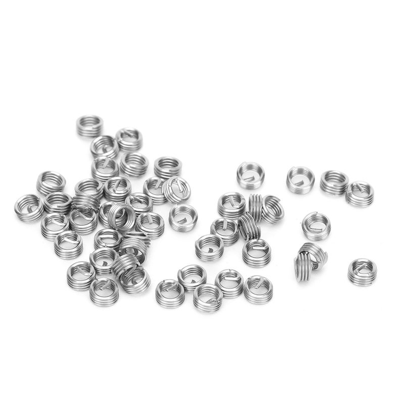50Pcs Wire Thread Insert M3.5 x 0.6 Threaded Protection Socket Screw Bushing Repair Nut1D - Image 3