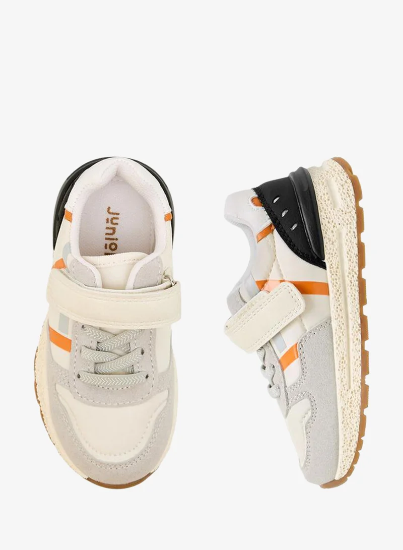 جونيورز Boys Hook & Loop Ankle Sneakers