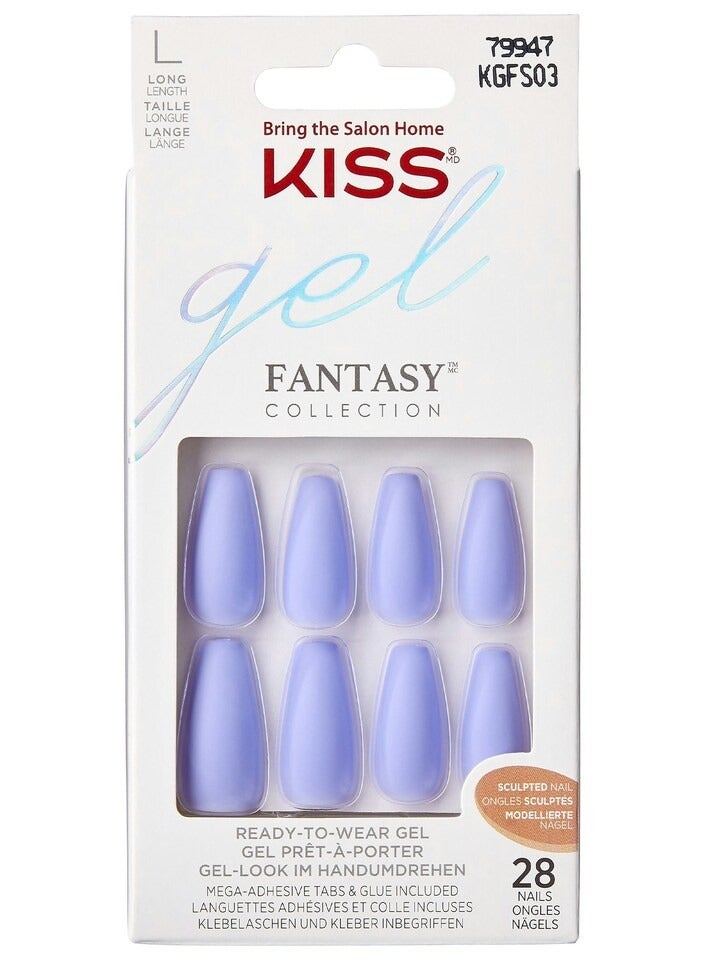 KISS gel Fantasy Collection 28 Nails Size L KGFS03C - Image 1