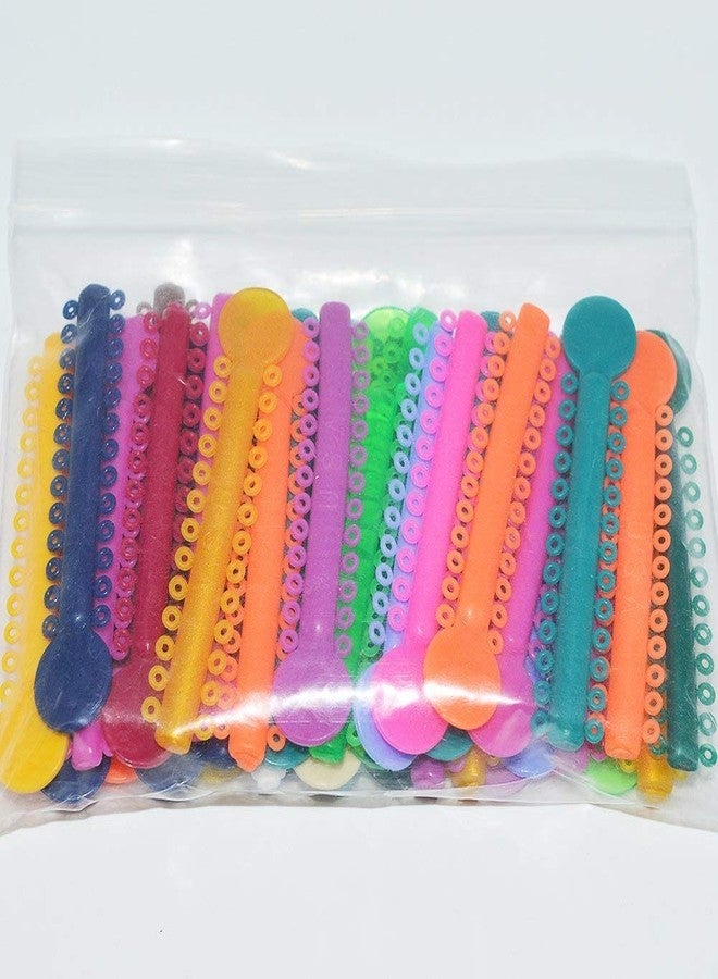 NSKR HPS 1040pcs of Orthodontic Elastomeric Ligature Ties, Orthodontic O-rings Braces Rubber Bands Multi-color - Image 1