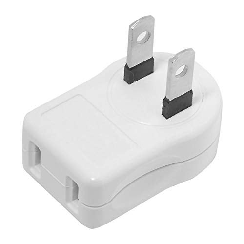 xiwai NEMA 1-15P USA Outlet Saver Power Extension Adapter 2-Prong 2 Outlets 90 Degree Up Down Angled - Image 2