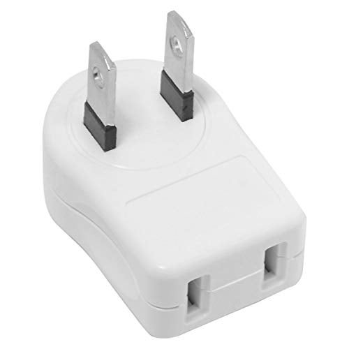 xiwai NEMA 1-15P USA Outlet Saver Power Extension Adapter 2-Prong 2 Outlets 90 Degree Up Down Angled - Image 3
