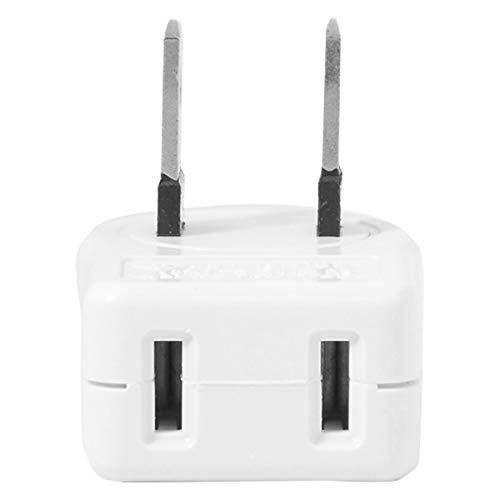 xiwai NEMA 1-15P USA Outlet Saver Power Extension Adapter 2-Prong 2 Outlets 90 Degree Up Down Angled - Image 5