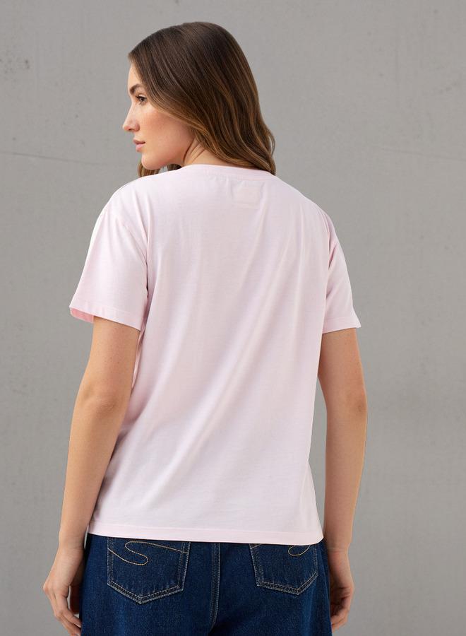 لي كوبر تيشيرت قطن لي كوبر بقصة عادية وطبعة زهور - Image 3