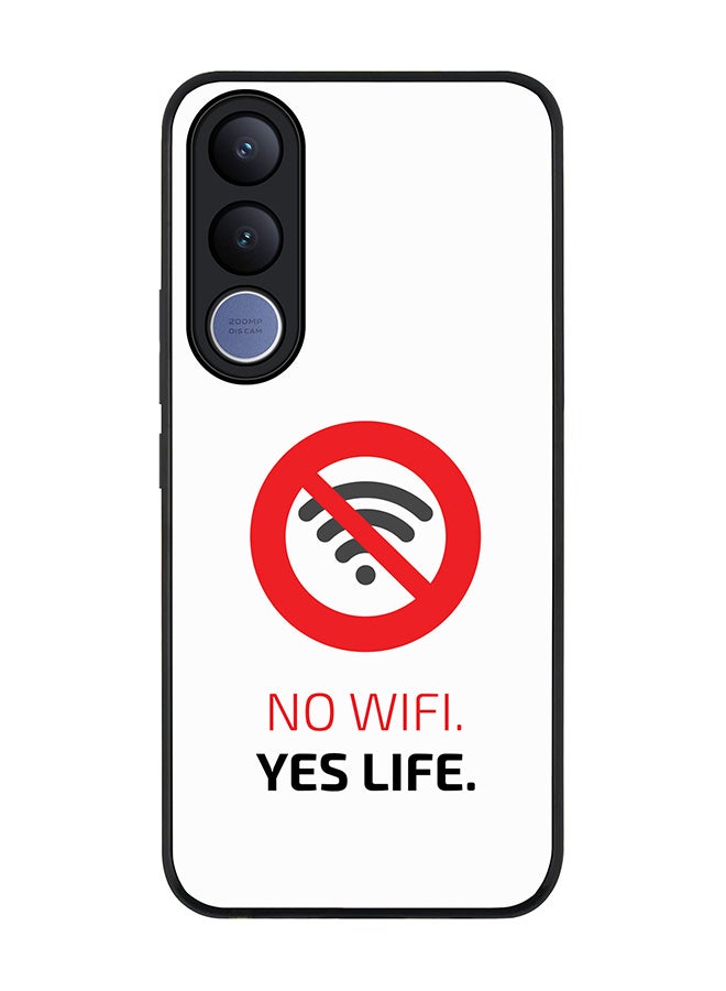 Stylizedd For vivo V70 FE Case,Slim fit Camera Protection, Shockproof Thin Phone cover  - No Wifi, Yes Life - Image 1