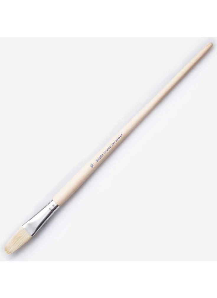 Pebeo 258KF White Bristle Flat Cat Tongue Oil Paint Brush 18 