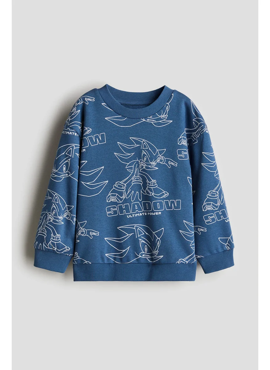 اتش اند ام Printed Sweatshirt