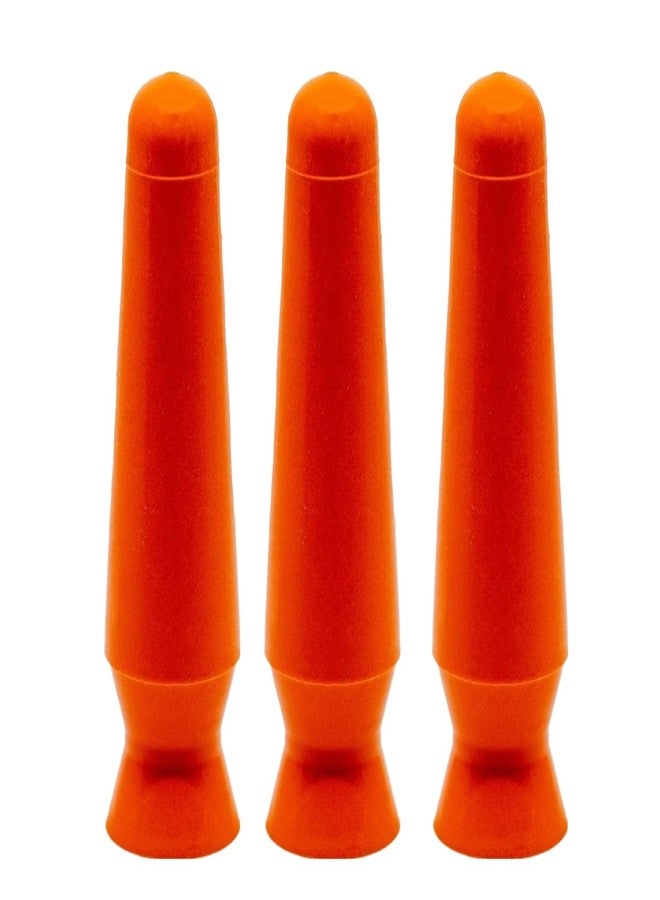 DMV Scleral Cup Large Contact Lens Handler -3 Pack - Inserts and Removes Scleral Contact Lenses and Prosthetic Eyes (Orange) - Image 1
