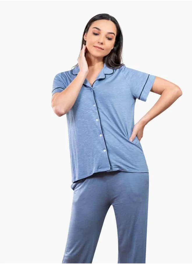 Aadaraya Ss Classic Long Pj Set For Female