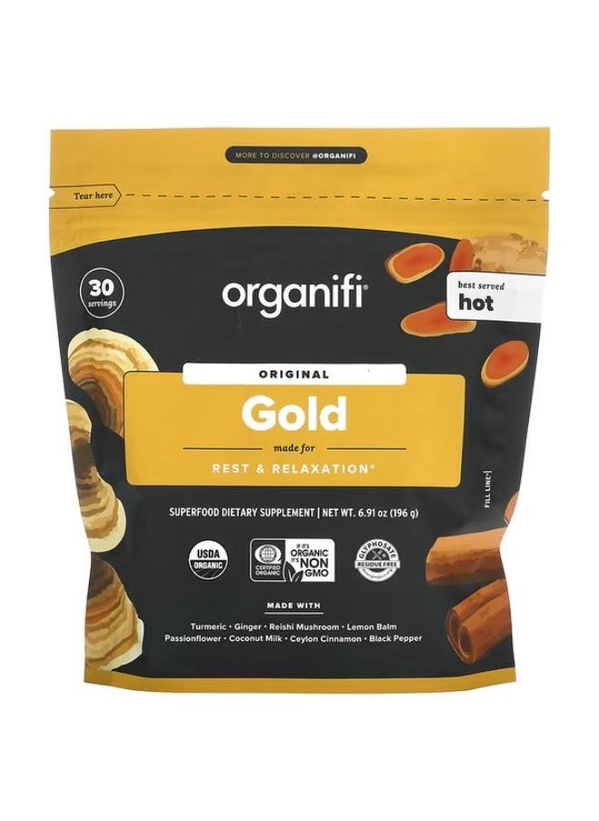 Organifi - Original Gold, Superfood Supplement, 6.91 oz (196 g) - Image 1