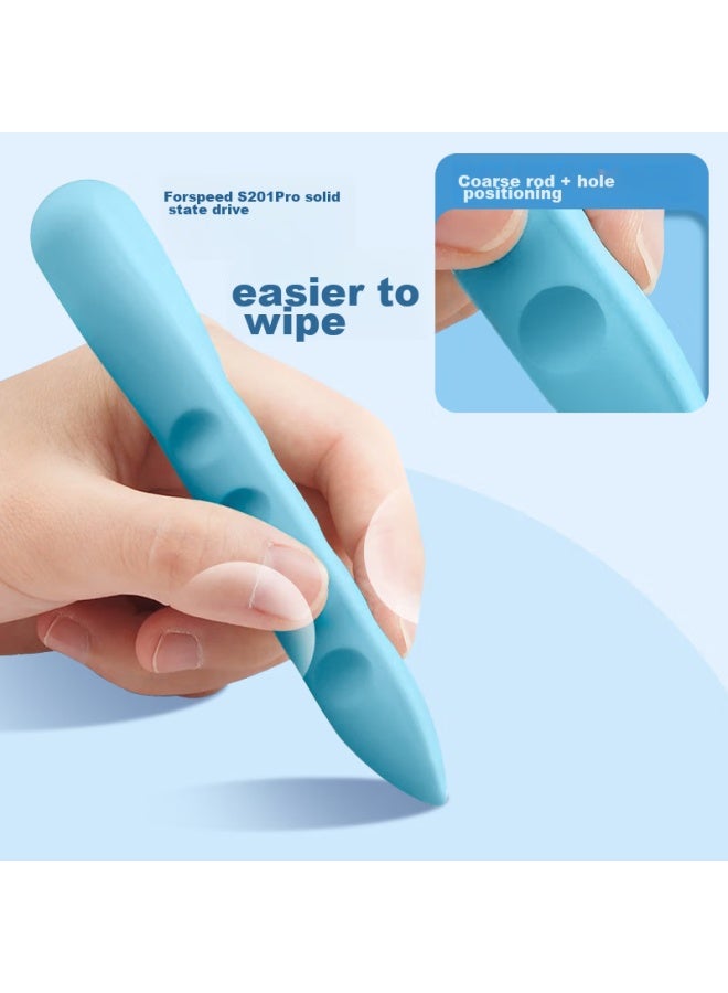 Qihao Eraser, Back-to Essential, Extra-large Hole Eraser, Kindergarten, Children, First Grade, Birthday, Traceless, No Residue, Student Stationery, Boys' Style, Large And Small Sizes, 6-pack - Image 2