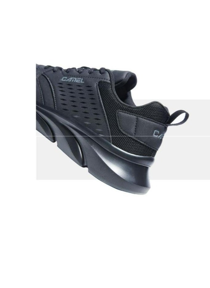 camel - Leather Waterproof Running Shoes - Image 1