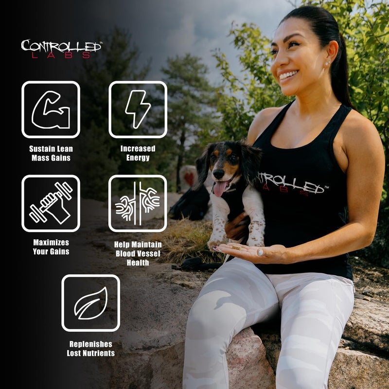 CONTROLLED LABS Orange Oximega Fish Oil Supplement 120 Softgels EPA and DHA 2000mg Omega 3 Fatty Acids CitrusFlavor Burpless Softgels - Image 3