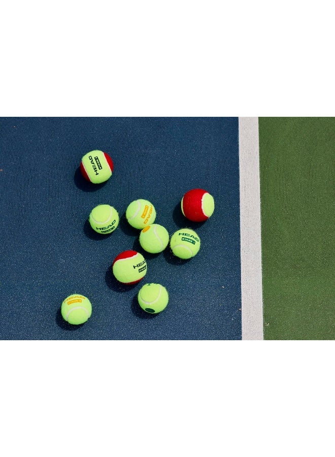 Head Stage 1 Green Tennis Balls – 3-Ball Pack, 25% Slower for Control – Ideal for Kids (9–10) & Beginner Adults - Premium tennis_balls designed for performance, durability, and comfort - Premium Tennis Balls for Performance, Durability and Everyday Use - Image 5