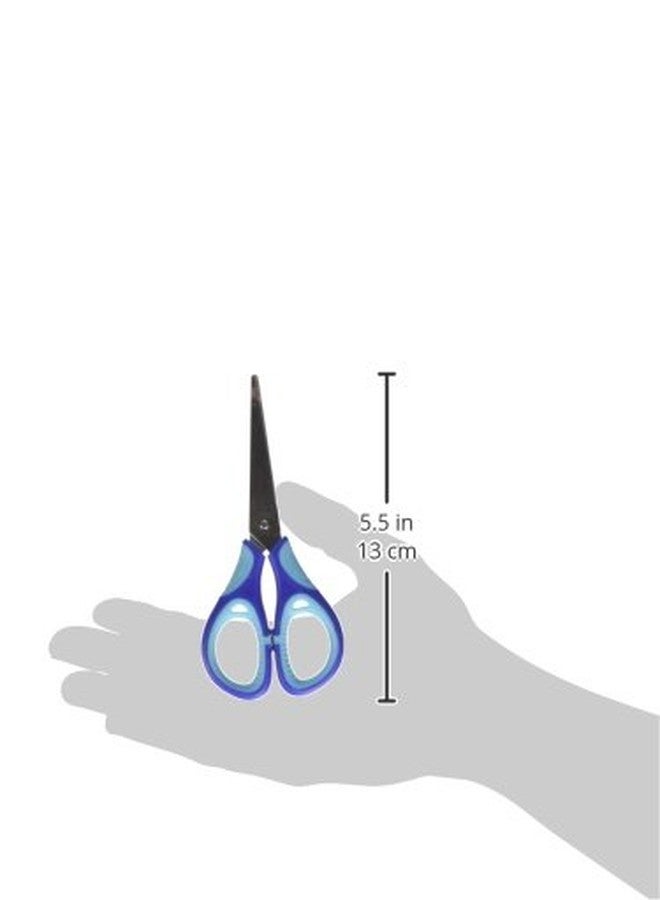 Allary Ultra Sharp Soft Cushion Scissors 5.5", Blue - Image 2