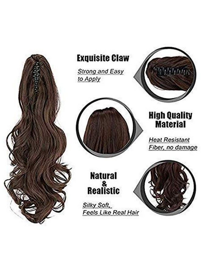 blushia Synthetic Clawclutcher Ponytail For Instant Volume Hair Extension For Women And Girls (Black20 Inch) - Image 5