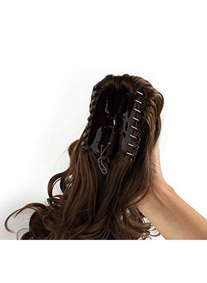 blushia Synthetic Clawclutcher Ponytail For Instant Volume Hair Extension For Women And Girls (Black20 Inch) - Image 3