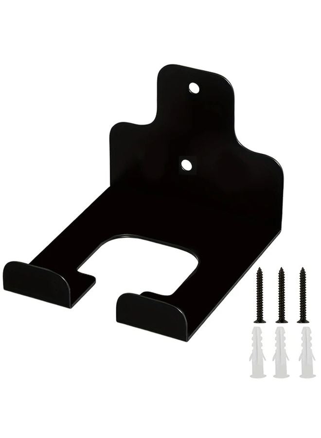 Black Heavy Duty Metal Wall Mounted Lawnmower Tool Organizer Rack Multi Compartment Garage Garden Storage - Image 5